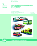 Transit Safety  Security Statistics  Analysis 2003 Annual Report Formerly SAMIS