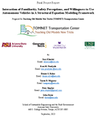 Interaction of Familiarity Safety Perceptions and Willingness to Use Autonomous Vehicles in a Structural Equation Modeling Framework