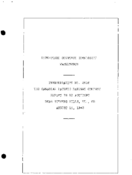 Interstate Commerce Commision Report of the Accident  Investigation Occuring on the CANADIAN PACIFIC RAILROAD STEVENS MILLS VT