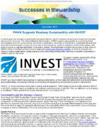 Successes in Stewardship  FHWA Supports Roadway Sustainability with INVEST