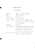 Interstate Commerce Commision Report of the Accident  Investigation Occuring on the DELAWARE LACKAWANNA AND WESTERN RAILROAD HARRISON NJ