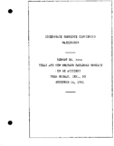 Interstate Commerce Commision Report of the Accident  Investigation Occuring on the TEXAS AND NEW ORLEANS RAILROAD COMPANY SOUTHERN PACIFIC LINES HUMBLE TX