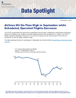 Airlines Hit OnTime High in September While Scheduled Operated Flights Decrease