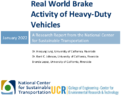 Real World Brake Activity of HeavyDuty Vehicles