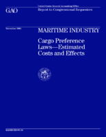 Maritime industry  cargo preference lawsestimated costs and effects