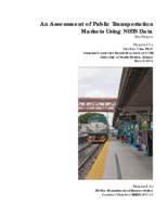 An Assessment of Public Transportation Markets Using NHTS Data