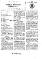 Part 24 Mechanic Certificates