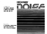 The Audible Landscape A Manual for Highway Noise and Land Use