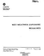 Wet weather exposure measures