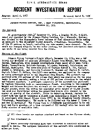 Investigation of Aircraft Accident JOHNSON FLYING SERVICE PITTSBURGH PENNSYLVANIA 19541222