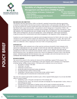 Feasibility of a Regional Transportation Systems Management and Operations TSMO Program Policy Brief