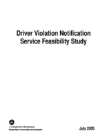 Driver Violation Notification Service Feasibility Study