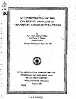 An Investigation of the CrashFire Problems in Transport Aircraft Fuel Tanks