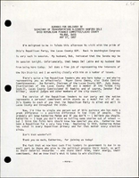 Remarks for Delivery by Secretary of Transportation Elizabeth Hanford Dole Ohio Republican Finance CommitteeLucas County