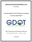 NonMotorized Count Program and Risk Factors Assessment