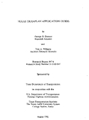 Texas Tranplan Application Guide