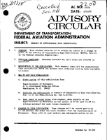 AC 215A Summary of Supplemental Type Certificates