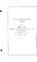 Interstate Commerce Commision Report of the Accident  Investigation Occuring on the TERMINAL RAILROAD ASSOCIATION OF ST LOUIS ST LOUIS MO