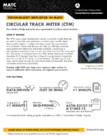 Technology Deployed in MATC Circular Track Meter CTM