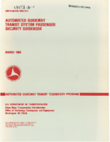 Automated Guideway Transit System Passenger Security Guidebook