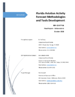 Florida Aviation Activity Forecast Methodologies and Tools Development