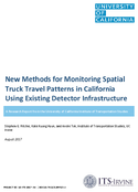 New Methods for Monitoring Spatial Truck Travel Patterns in California Using Existing Detector Infrastructure