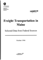 Freight Transportation in Maine Selected Data from Federal Sources