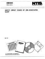 Safety impact issues of jobassociated sleep