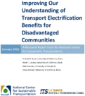 Improving Our Understanding of Transport Electrification Benefits for Disadvantaged Communities