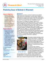 Predicting Scour of Bedrock in Wisconsin  Research Brief