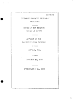 Interstate Commerce Commision Report of the Accident  Investigation Occuring on the ILLINOIS CENTRAL RAILROAD COMPANY MATTOON IL
