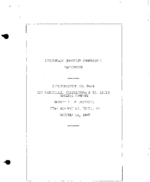 Interstate Commerce Commision Report of the Accident  Investigation Occuring on the NASHVILLE CHATTANOOGA AND ST LOUIS RAILWAY SOMERVILLE TN