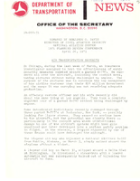 Assistant Secretary of Transportation for Environment Safety and Consumer Affairs Benjamin O Davis Speeches 1971