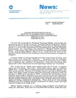 Deputy Secretary of Transportation Jim Burnley Speeches February 1988