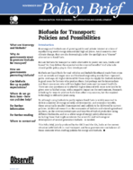 Biofuels for Transport Policies and Possibilities