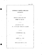 Interstate Commerce Commision Report of the Accident  Investigation Occuring on the ST LOUISSAN FRANCISCO RAILWAY PICKENSVILLE ALA