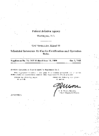 CAM 40 Supplement No 10  CAM 40 Dated Sept 15 1959 Correction On Page 61 Issued By Supplement No 9