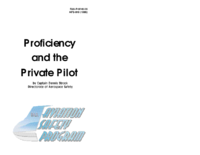 Proficiency and the Private Pilot