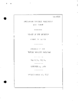 Interstate Commerce Commision Report of the Accident  Investigation Occuring on the WESTERN PACIFIC RAILROAD FRANKLIN CA