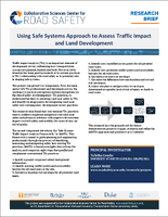 Using Safe Systems Approach To Assess Traffic Impact and Land Development Brief