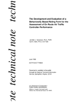 The Development and Evaluation of a Behaviorally Based Rating form for the Assessment of En Route Air Traffic Controller Performance