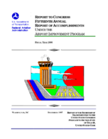 Report to Congress fifteenth annual report of accomplishments under the Airport Improvement Program  fiscal year 1996