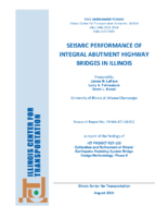 Seismic Performance of Integral Abutment Highway Bridges in Illinois