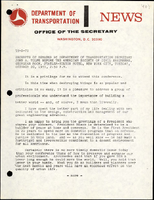 Excerpts of Remarks by Department of Transportation Secretary John A Volpe before the American Society of Civil Engineers