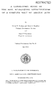 A Laboratory Study of the Soil Stabilizing Effectiveness of a Complex Salt of AbieticAcid