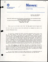 Remarks Prepared for Delivery by Secretary of Transportation Elizabeth Hanford Dole at the Glamour Magazine Tenth Anniversary Tribute to Working Women