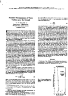 Pressure measurements of wake vortices near the ground