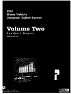 1998 Motor Vehicle Occupant Safety Survey Volume 2 Seat Belt Report