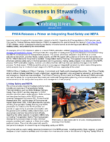 Successes in Stewardship  FHWA Releases a Primer on Integrating Road Safety and NEPA