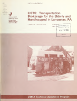 LISTS Transportation Brokerage for the Elderly and Handicapped in Lancaster PA